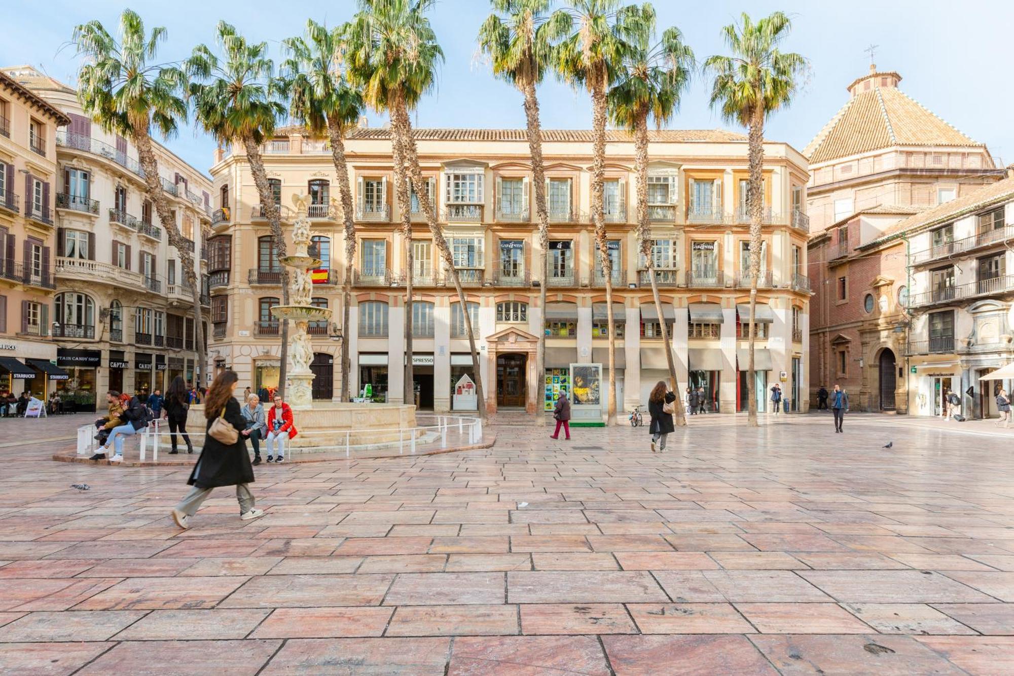 Plaza De La Constitucion Leilighet Málaga Eksteriør bilde